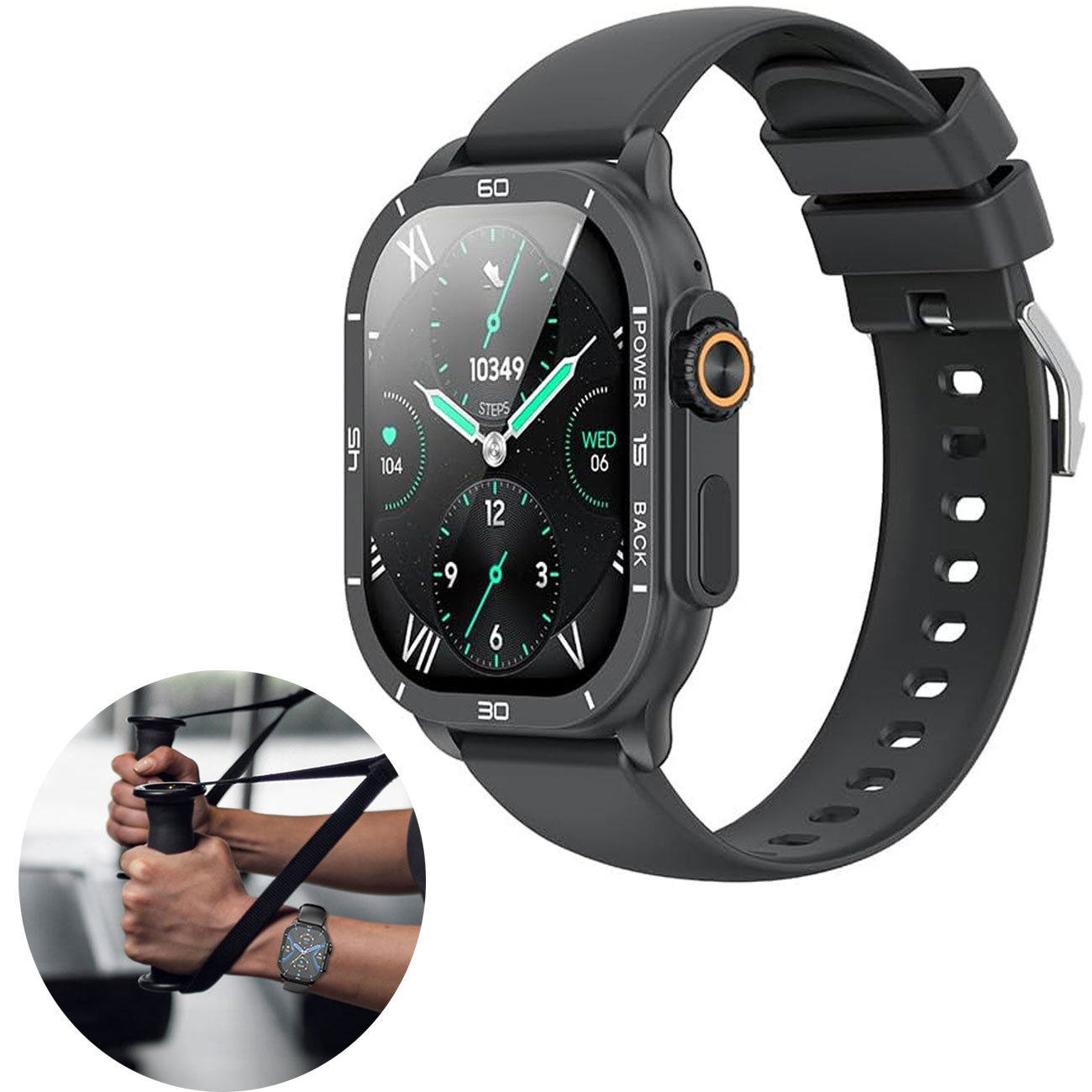 ساعت هوشمند ایکس او XO مدل J12 با نمایشگر AMOLED، مکالمه بلوتوثی، پایش سلامت، استاندارد ضد آب IP68 و باتری بادوام مناسب استفاده روزمره و ورزشی