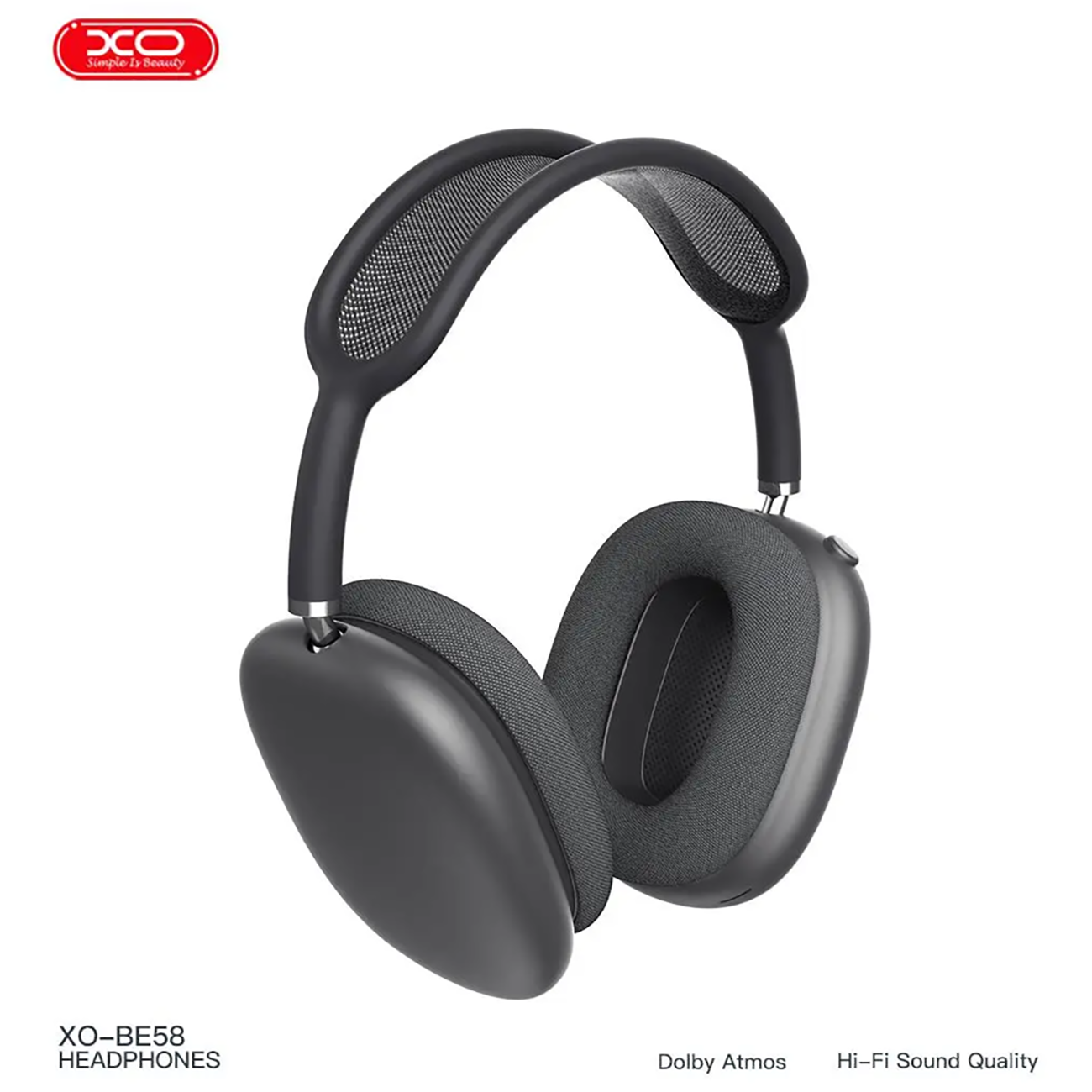 هدفون بلوتوثی ایکس او XO مدل BE58 بلوتوث 5.4 / اتصال پایدار و سریع بلوتوث/ شارژدهی طولانی برای استفاده روزمره/ صدای واضح HD 