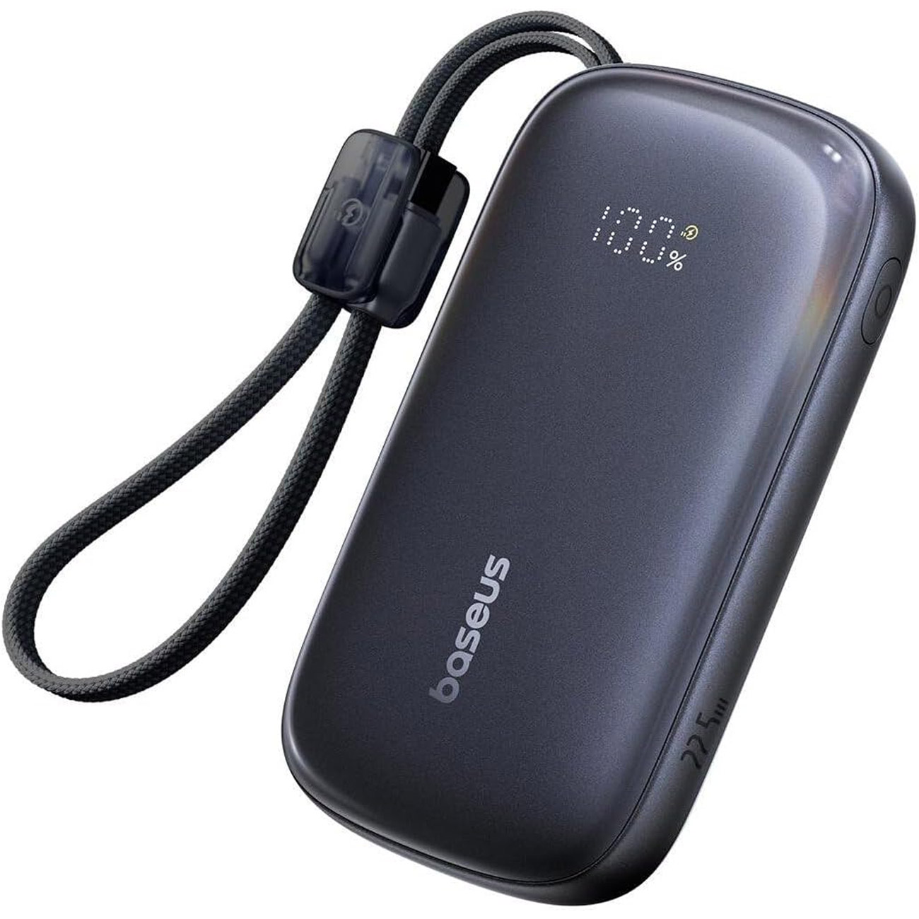 پاوربانک 20000 باسئوس Baseus مدل EnerFill FC21 با توان 22.5 وات با شارژ سریع 22.5 وات، نمایشگر دیجیتال، کابل متصل و قابلیت شارژ همزمان چند دستگاه