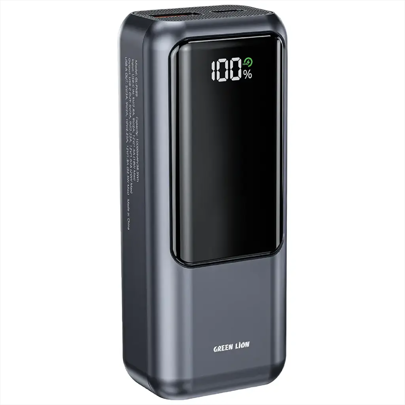 پاوربانک 10000 گرین لاین مدل  GL-PX89 توان 20 وات/ ظرفیت 10000 میلی آمپر ساعت/ بدنه مقاوم و بادوام در برابر ضربه و خراش / دارای ابعادی بسیار جمع‌وجور
