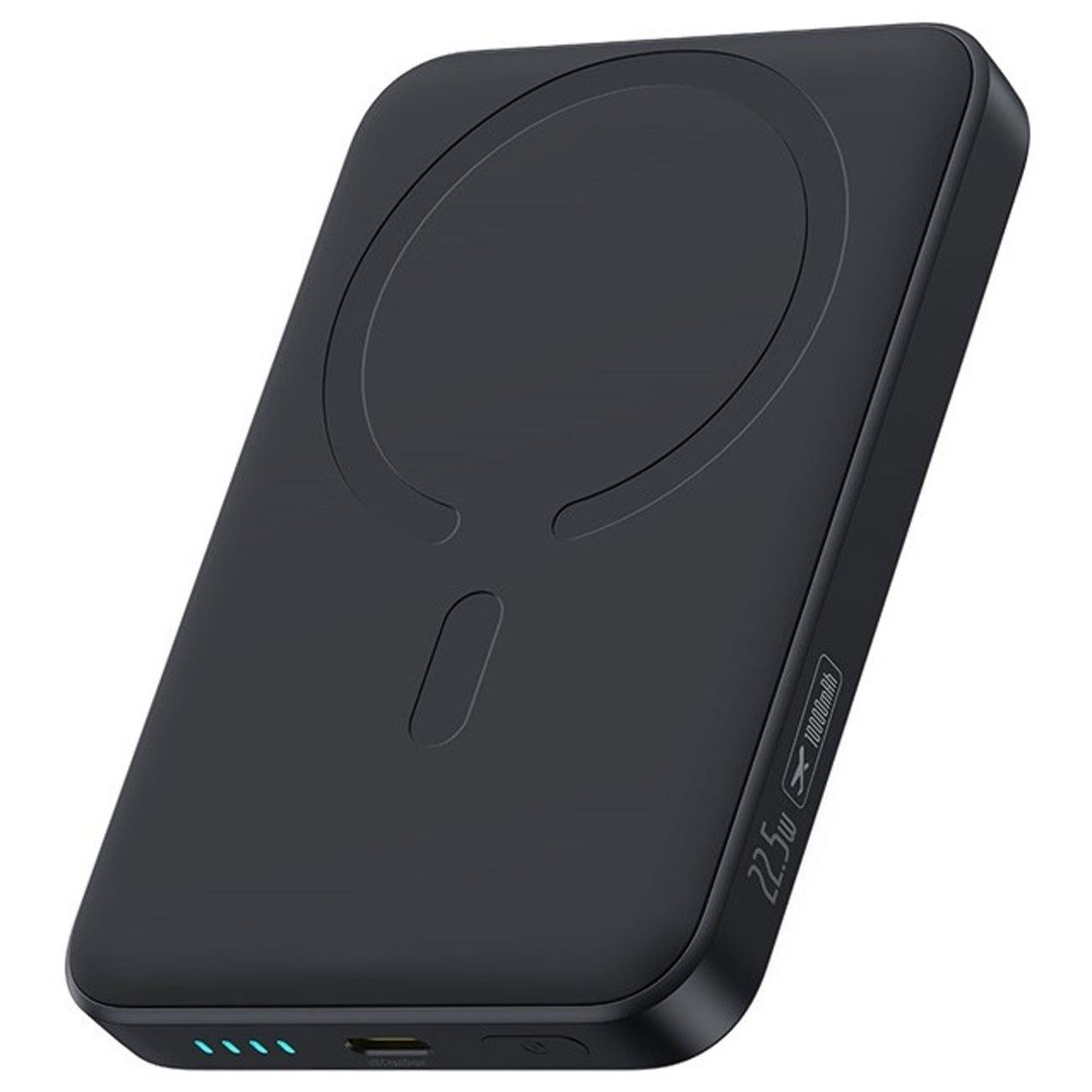 پاور بانک 10000 وایرلس باسئوس Baseus مدل P1008210E313-00 توان 22.5 وات/ ظرفیت 10000 میلی‌آمپر ساعت/ شارژ بی‌سیم مغناطیسی تا 15 وات  