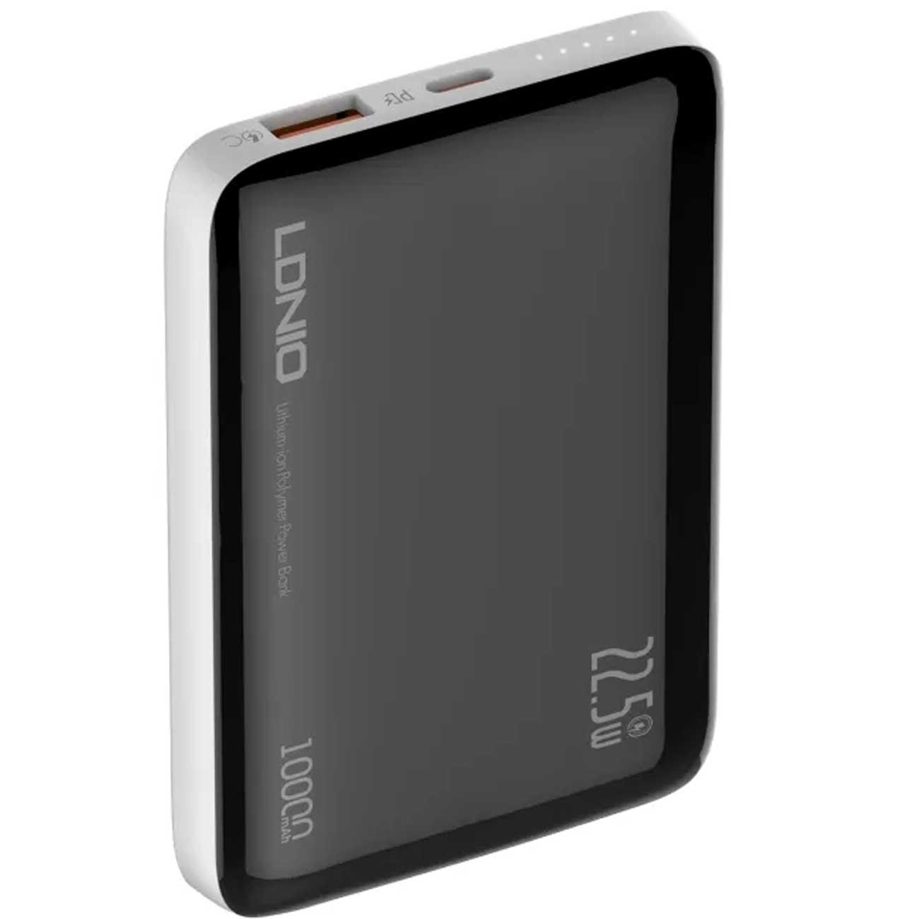 پاوربانک 10000mAh مدل PQ25 با شارژ سریع 22.5W، طراحی مینی‌مال، ورودی و خروجی فست PD و تراشه هوشمند Automax، انتخابی ایده‌آل برای شارژ سریع، امن و حرفه‌ای دستگاه‌های شماست.