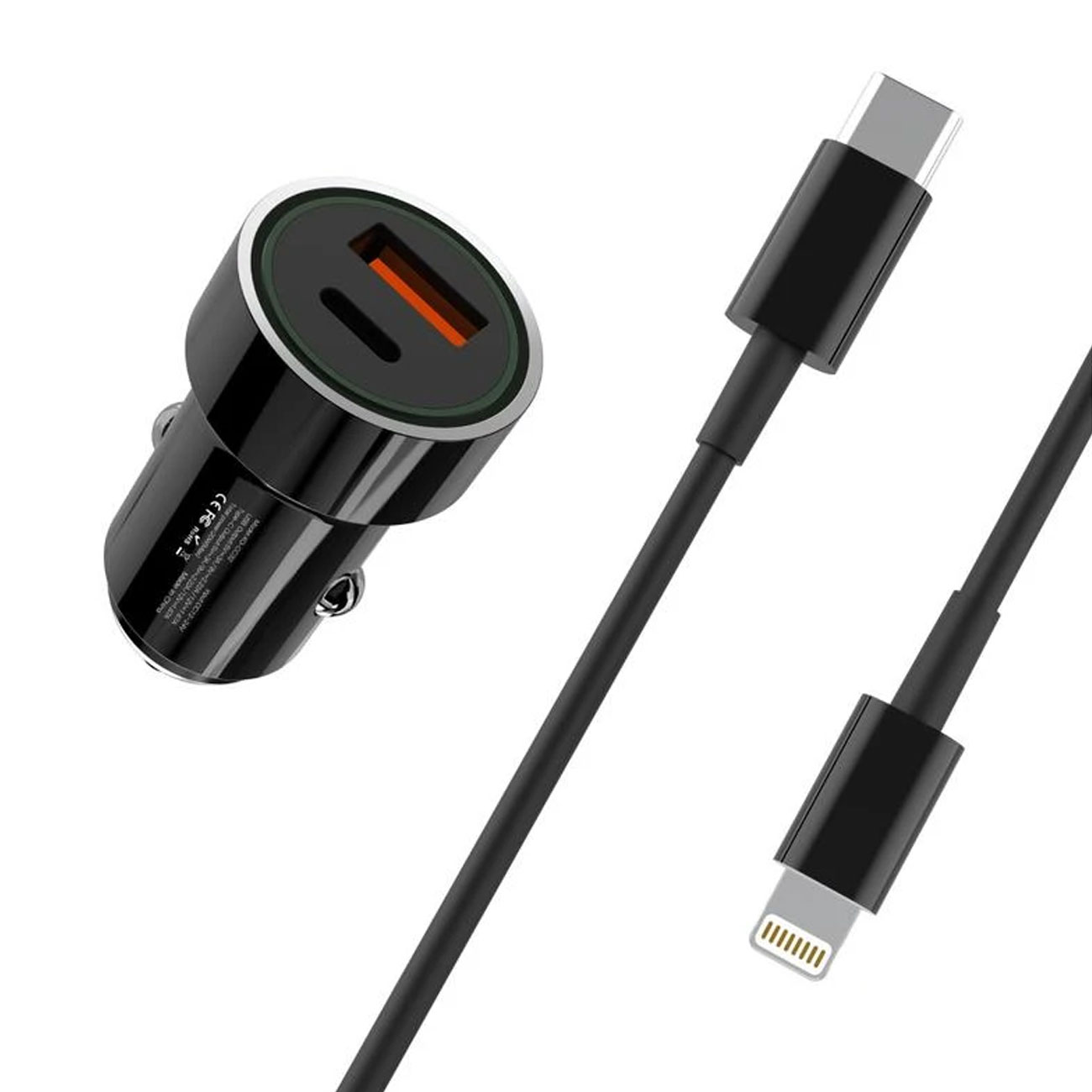 شارژر فندکی سریع ایکس او TZ11با دو پورت خروجی تایپ سی و یو اس بی می تواند با توان حداکثر 20 وات گوشی شما را سریع شارژ کند.