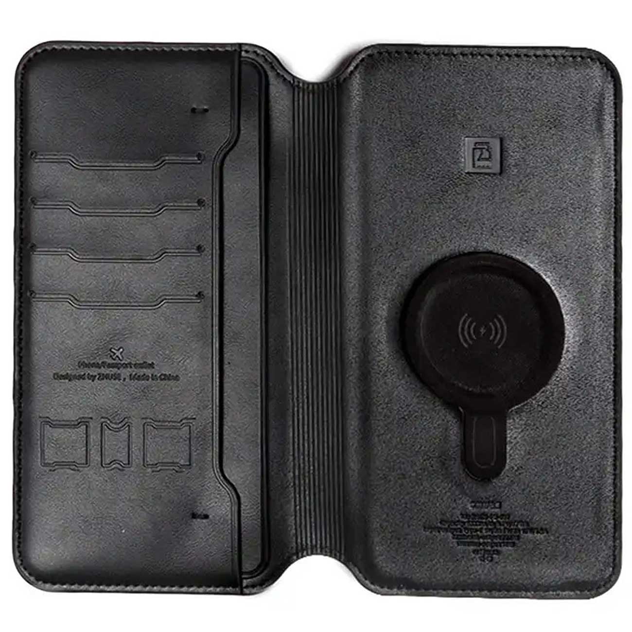 کیف و پاوربانک شارژ وایرلس سریع ژوس ZS-PB-037 دارای قابلیت فست شارژ و شارژ بی سیم است.