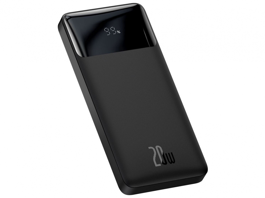 برقو همه جا با خودت ببر با خرید پاور بانک شارژ سریع 20 وات بیسوس  Baseus Bipow Digital Display 10000mAh Power Bank PPDML-L01