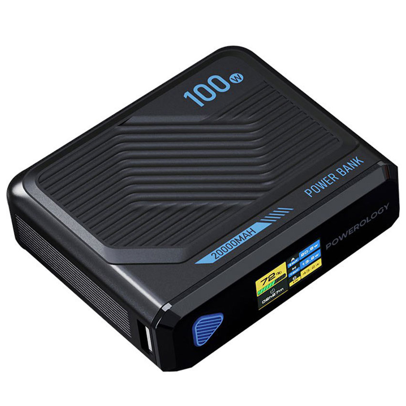 پاوربانک اولترا مینی 20000mAh پاورولوژی PPBCHA79 با شارژ PD 100 وات، مگ‌سیف 15 وات و ظرفیت بالا، بهترین گزینه برای شارژ لپ‌تاپ و گوشی. سبک، سریع و ایمن – خرید آنلاین با قیمت مناسب.