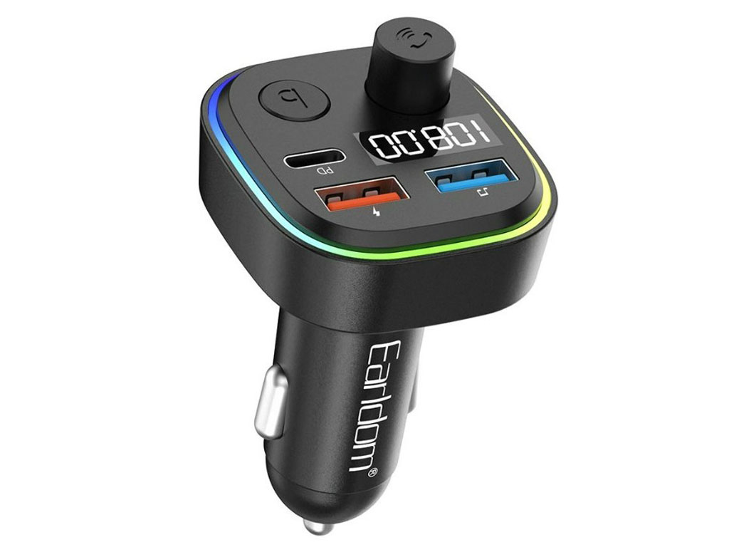 Earldom ET-M84 PD 18W USB 3.1A Wireless FM Car Kit