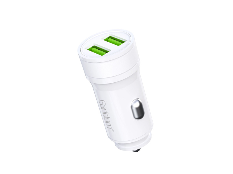 شارژر فندکی خودرو EARLDOM ES-CC23، دارای 2 خروجی USB-A، پشتیبانی از شارژ سریع، خروجی 2.1 آمپر، 10.5 وات توان شارژ