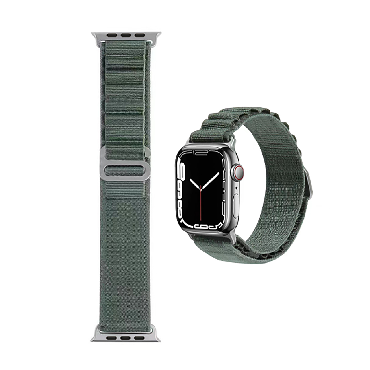 بند نایلونی ساعت اپل 38/40/41 میلی‌متری wiwu Nylon Watch / ساخته شده از نایلون لطیف دو لایه/ جنس قلاب: تیتانیوم مقاوم در برابر خوردگی/ دارای رنگ‌های زیبا و خاص/ سازگار با پوست/ سبک و راحت